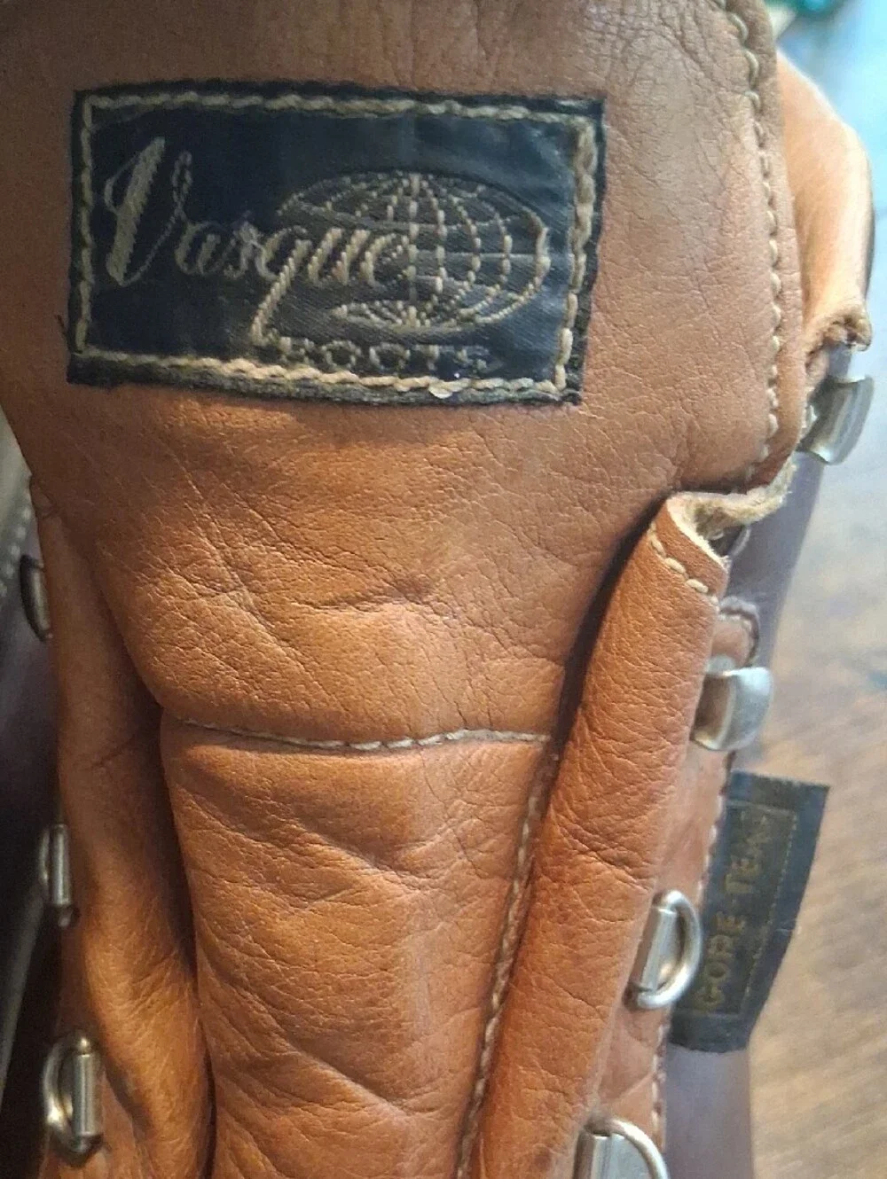 Vogue Two-Tone Brown Men's Lace-Up Work Boots
